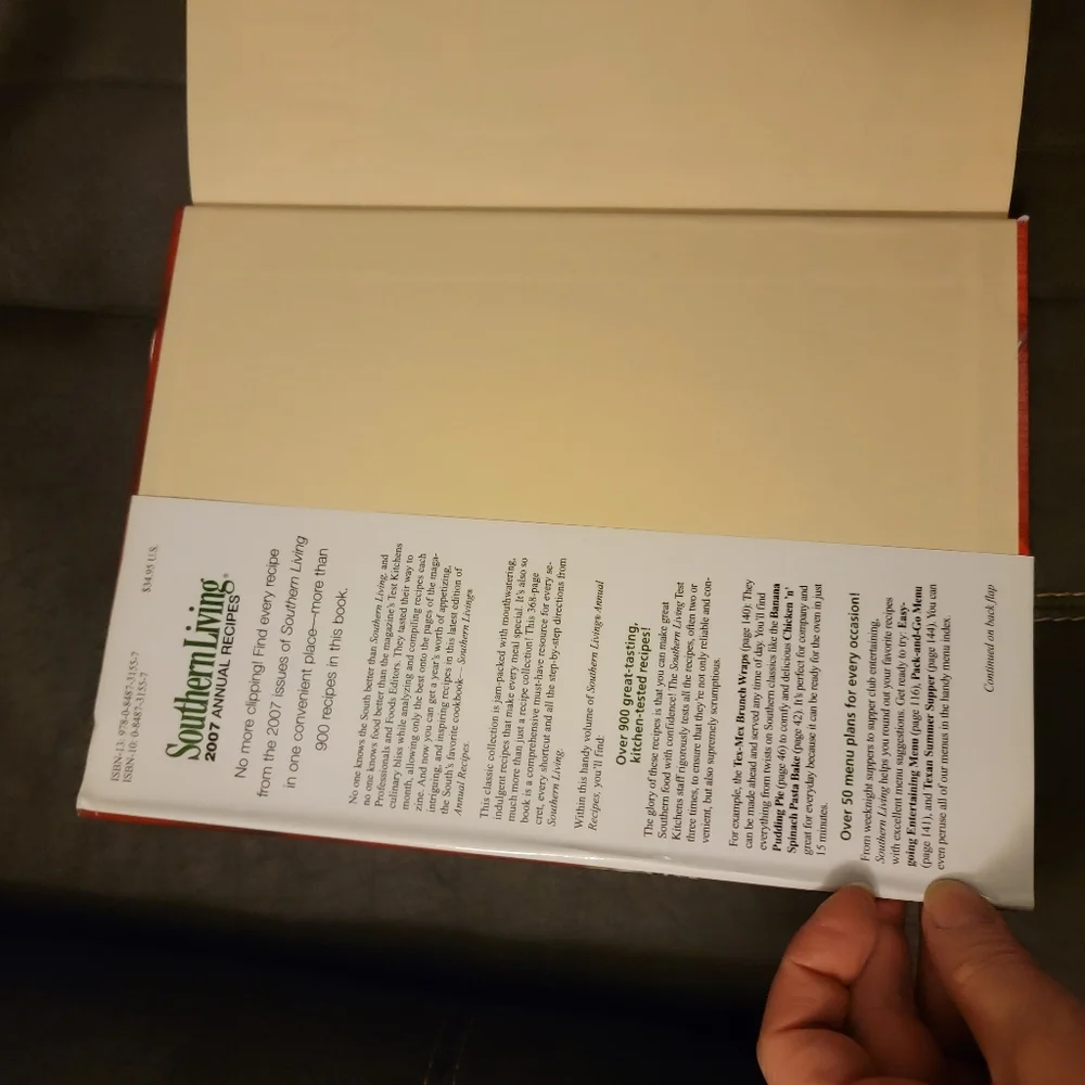Southern Living 2007 Annual Recipes    Hardcover‎